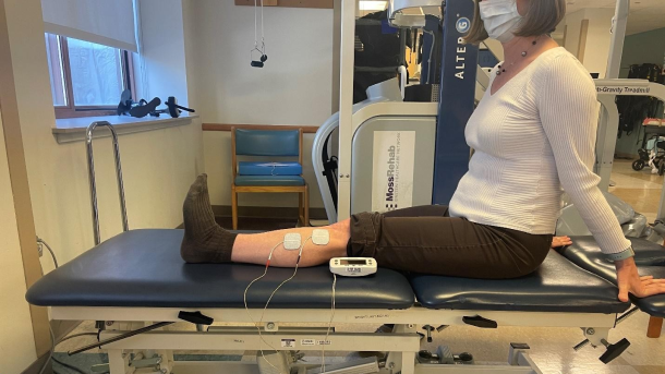 Electrical stimulation can help people who are too weak to exercise